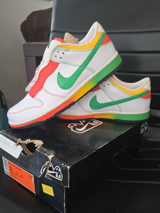 Nike Other - White Rasta Nike Dunk Low 6.0 (2008)